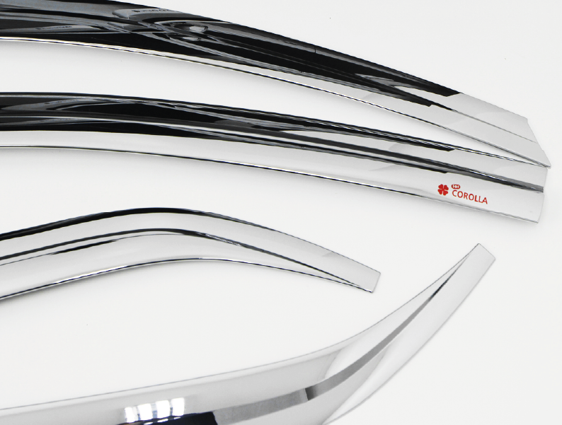 VISERA VENTANA CROMO (4PCS)