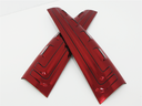 MOLDURA ACABADO FARO ESQUINA ROJO (2PCS)