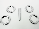 MOLDURA PLUMILLA + SENSOR (8PCS)