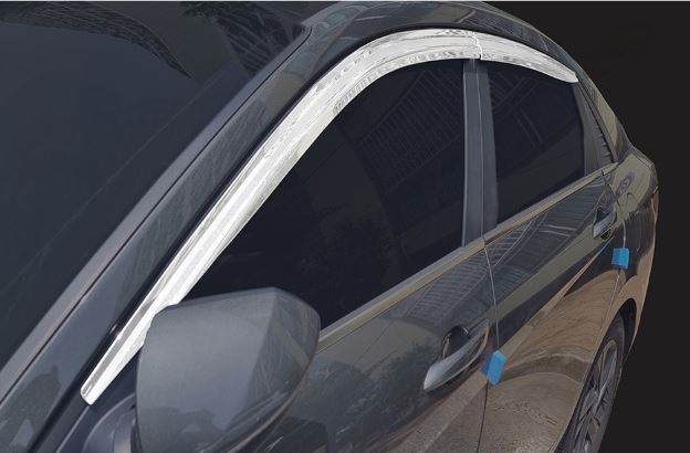 VISERA VENTANA CROMO (4PCS)