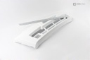 BUMPER DELANTERO METALICO BLANCO(1PCS)