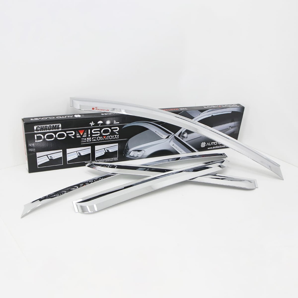 VISERA VENTANA CROMO (4PCS)