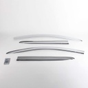 VISERA VENTANA  CROMO (4PCS)