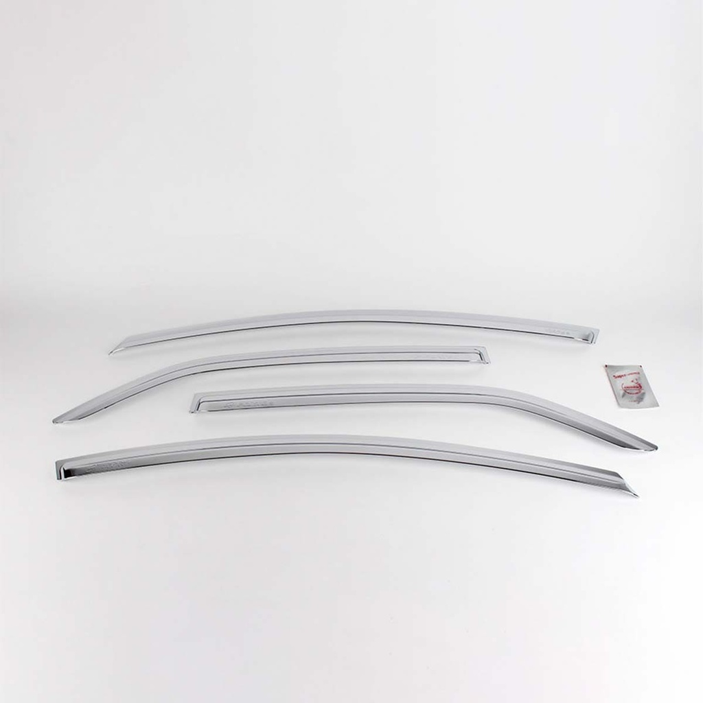 VISERA VENTANA  CROMO (4PCS)