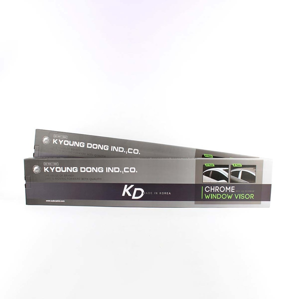 VISERA VENTANA  CROMO (4PCS)