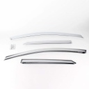 VISERA VENTANA  CROMO (4PCS)