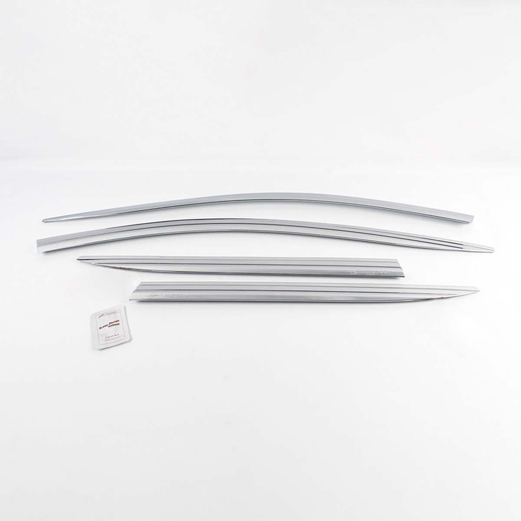 VISERA VENTANA  CROMO (4PCS)