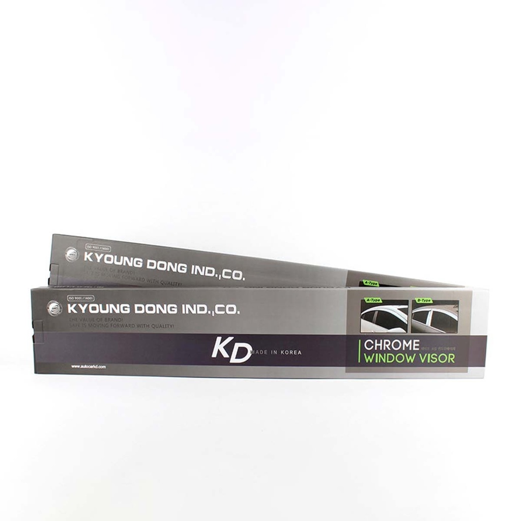 VISERA VENTANA  CROMO (4PCS)