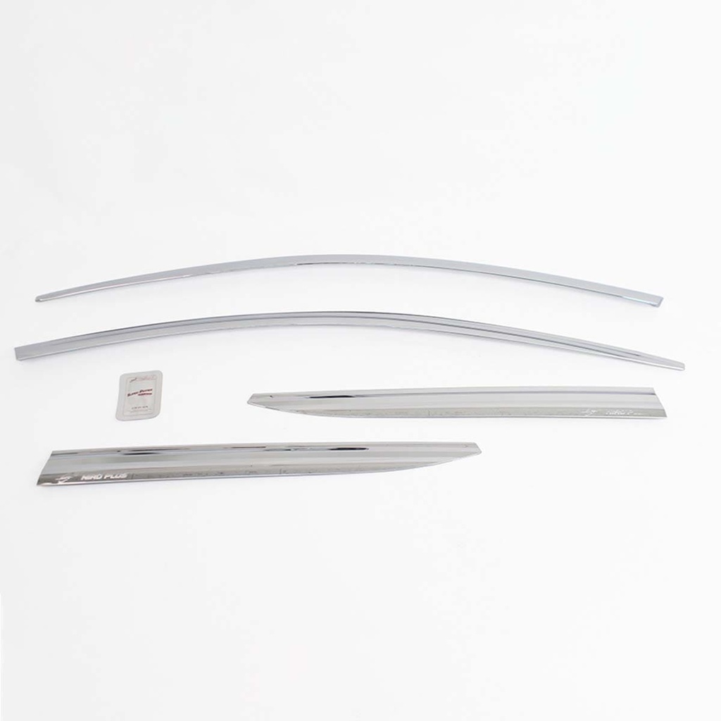 VISERA VENTANA  CROMO (4PCS)