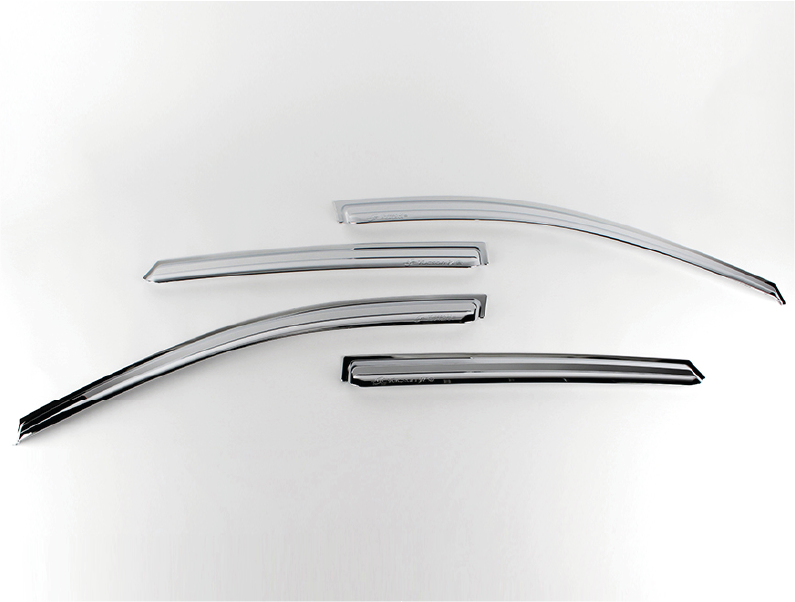 VISERA VENTANA CROMO (4PCS)