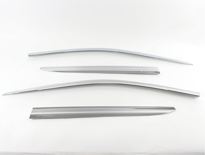 VISERA VENTANA CROMO (4PCS)
