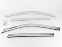 VISERA VENTANA CROMO (4PCS)