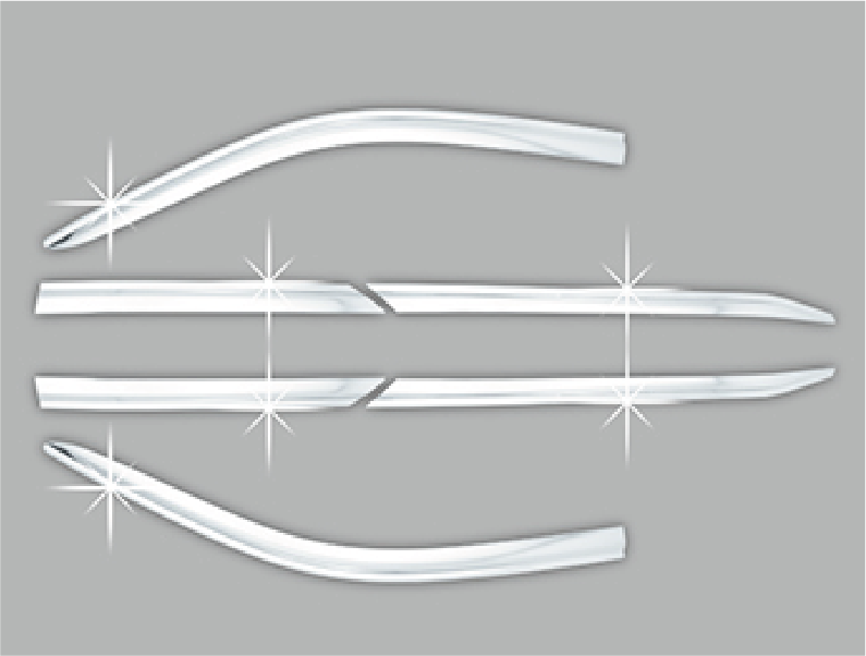 VISERA VENTANA CROMO (6PCS)