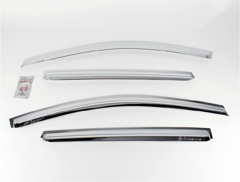 VISERA VENTANA CROMO (4PCS)