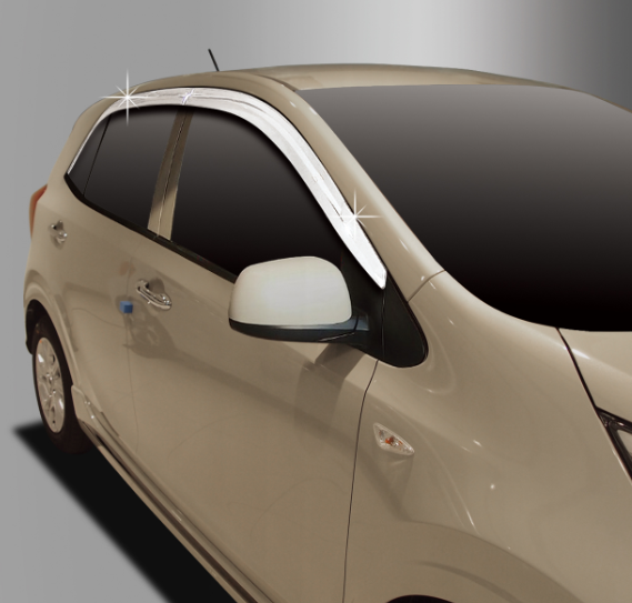 VISERA VENTANA CROMO (4PCS)