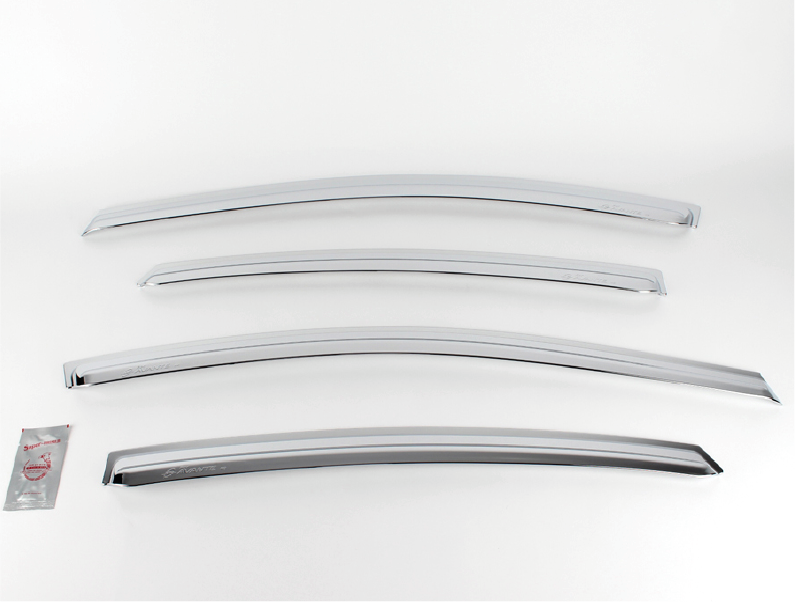 VISERA VENTANA CROMO (4PCS)