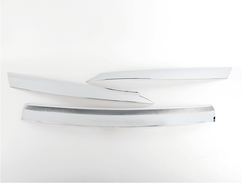 MOLDURA DE CAPOT CROMO (3PCS)