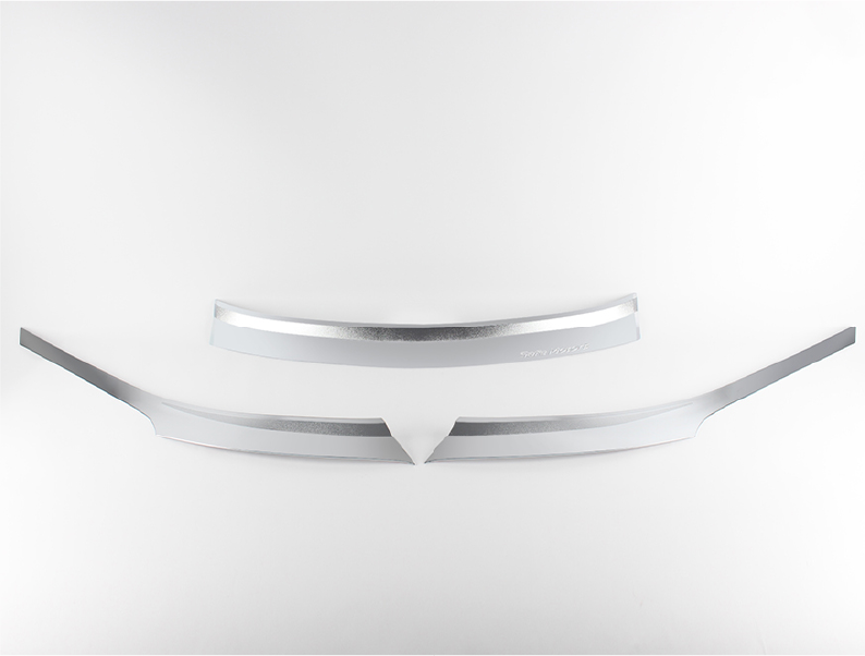 MOLDURA DE CAPOT CROMO (3PCS)