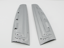 [DS3775|C181] [H1 2007-2017] MOLDURA CROMO SUPERIOR (2PCS)