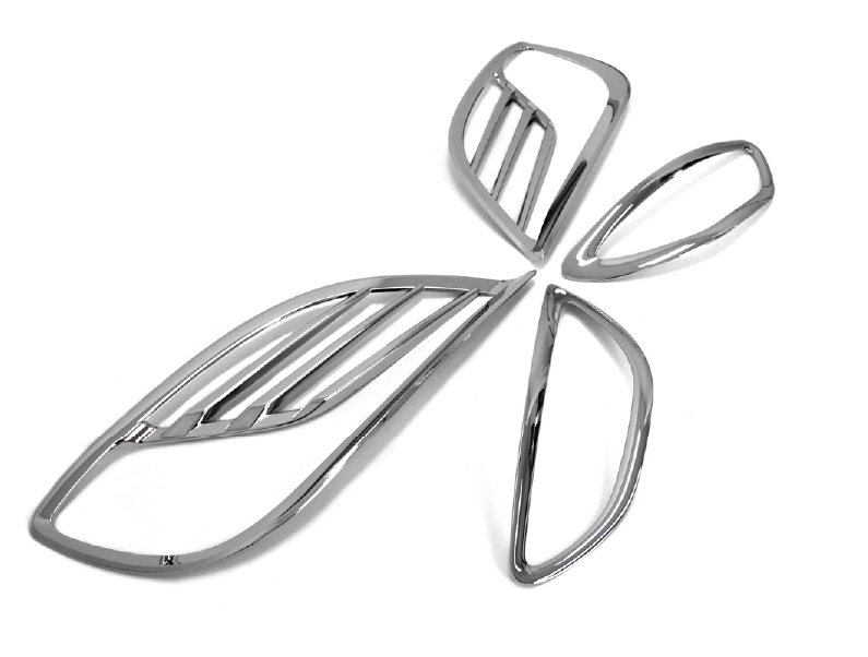 MOLDURA DE NEBLINERO Y FRENO (4PCS)