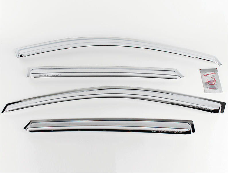 VISERA VENTANA CROMO (4PCS)