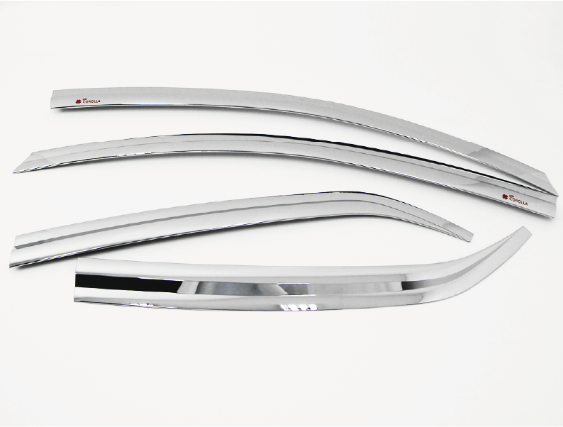 VISERA VENTANA CROMO (4PCS)