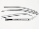 VISERA VENTANA CROMO (4PCS)