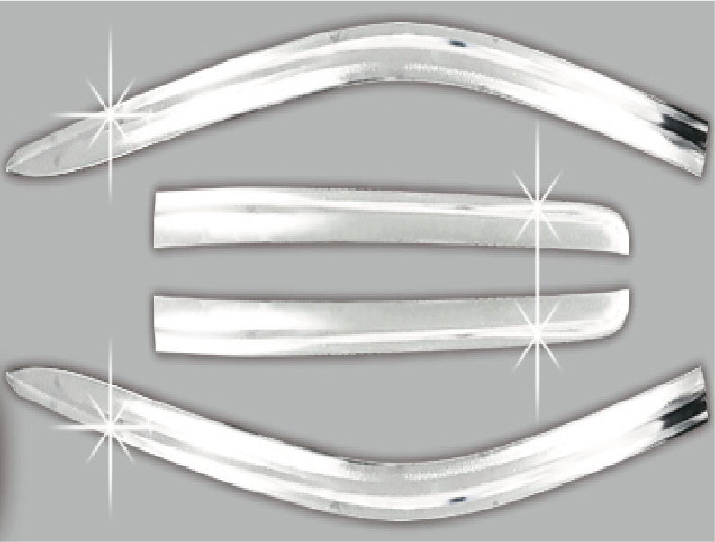 VISERA VENTANA CROMO (4PCS)