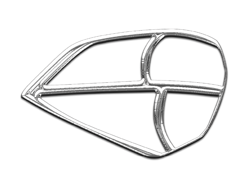 MOLDURA FARO POSTERIOR (2PCS)