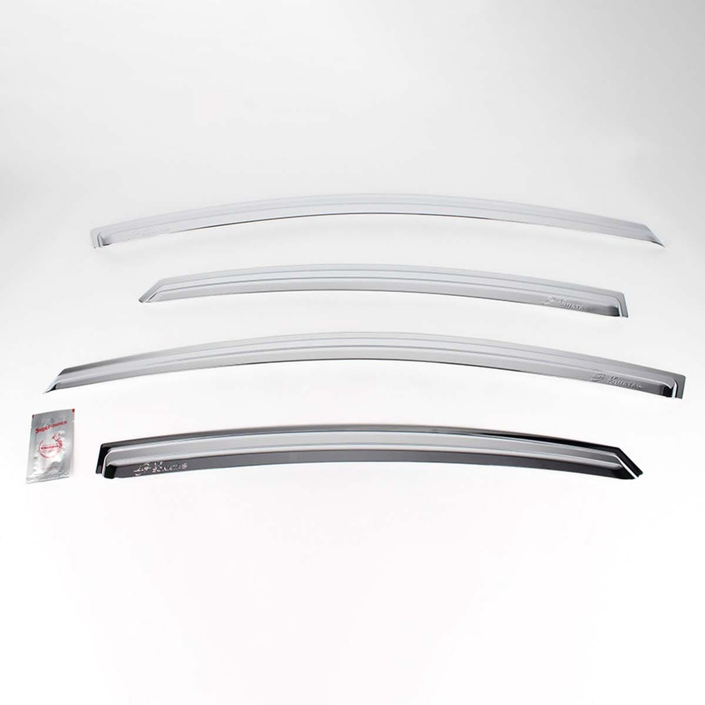 VISERA VENTANA CROMO (4PCS)