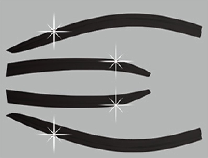 [D964] VISERA VENTANA HUMO (4PCS)