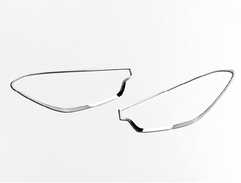 [K-944] MOLDURA FARO DELANTERO (2PCS)