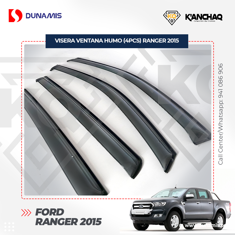 [KQD-2005CH] VISERA VENTANA CROMO (4PCS)