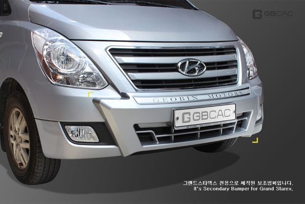 [G-221] BUMPER DELANTERO METALICO BLANCO (1PCS)