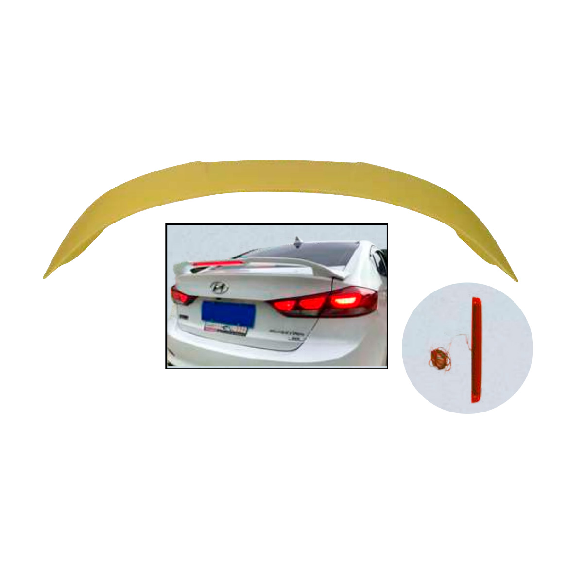 [SPC-HYELTR14] SPOILER COLA C/LED (1PCS)