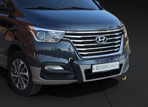 [G-225] BUMPER DELANTERO METALICO PLOMO (1PCS)